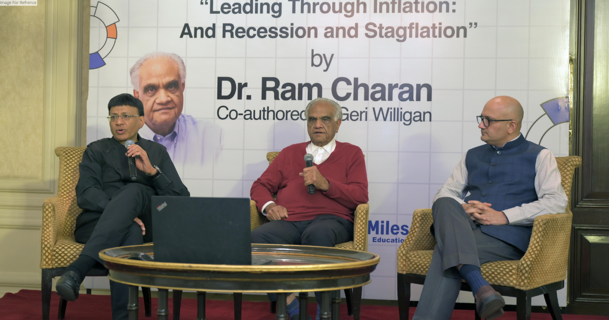 Influential Business Guru Dr. Ram Charan in India to launch his new book “Leading Through Inflation: And Recession and Stagflation” Co-authored by Geri Willigan